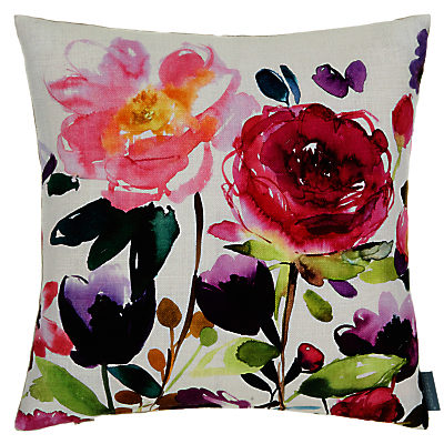 bluebellgray Red Rose Cushion, Multi